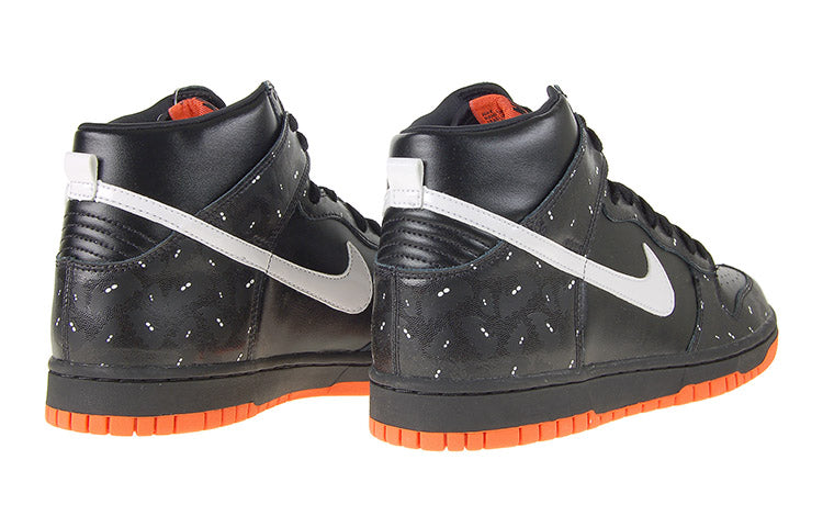 (GS) Nike Dunk High Premium 'Black Orange' 318633-012