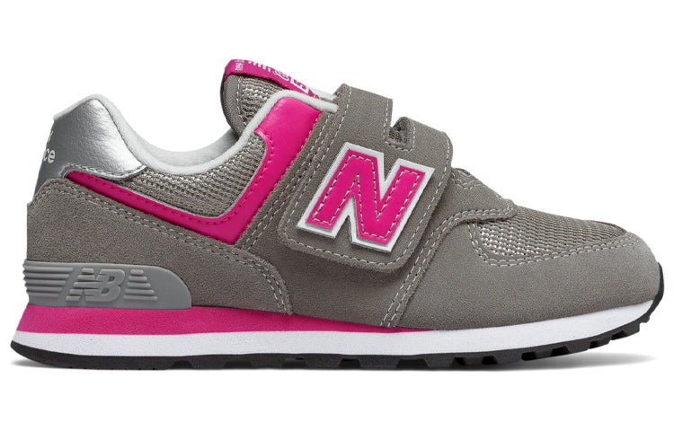 (GS) New Balance 574 Core Grey/Pink YV574GP