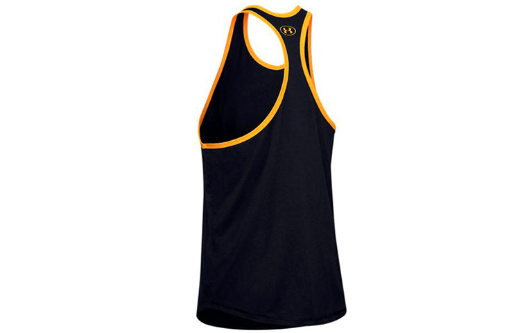 Under Armour Project Rock Pain Into Power Tank 'Black Yellow' 1353922-001