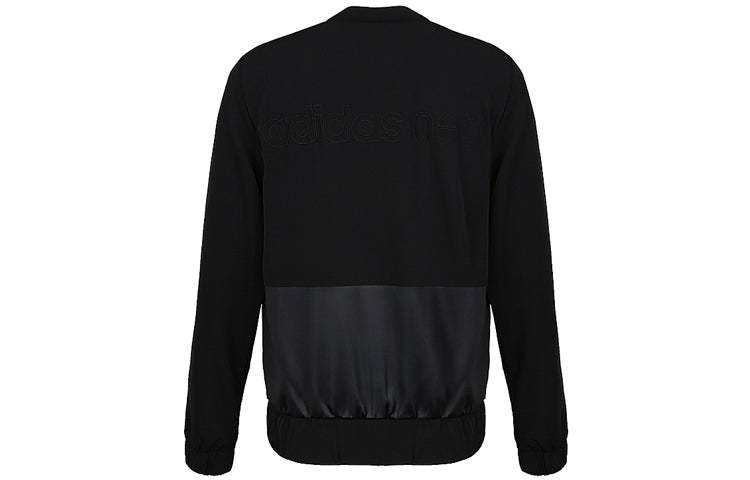 (WMNS) adidas neo Cs Mat Bk Bbr Athleisure Casual Sports Jacket Black DU2411