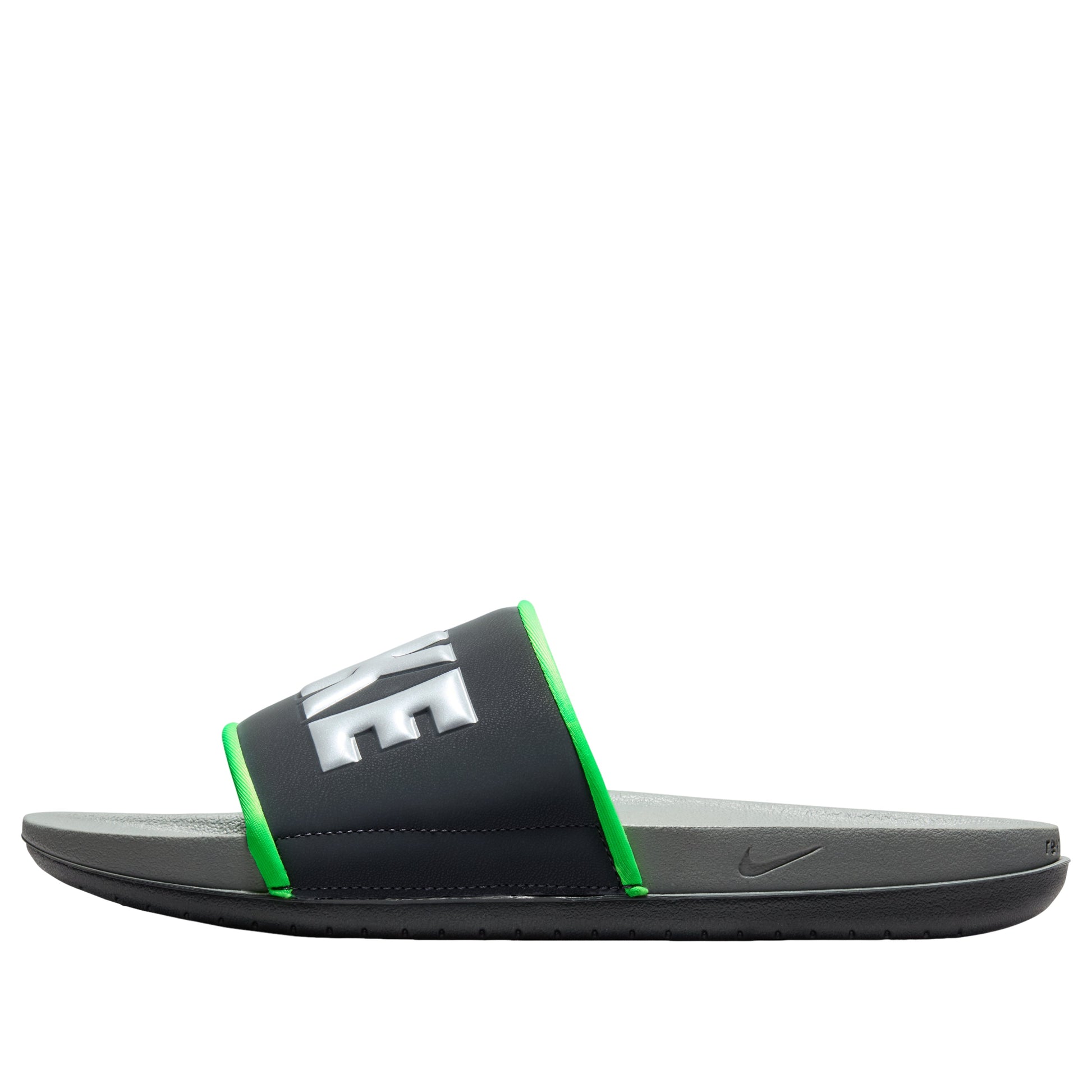 Nike Offcourt Slides 'Anthracite Smoke Grey Green Strike' BQ4639-026