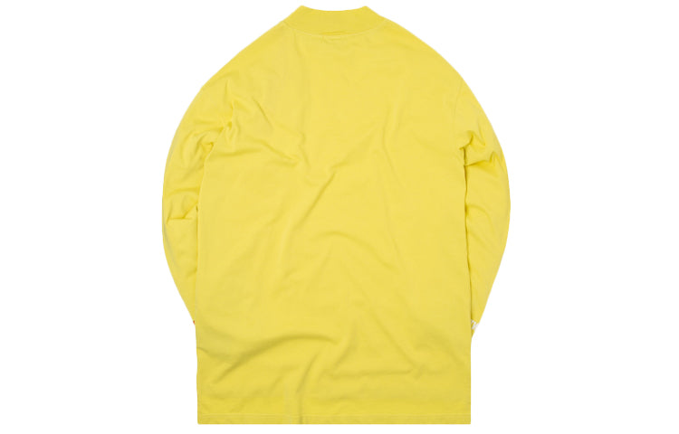 HERON PRESTON Unisex Printing Embroidery Swea Yellow HMAB007F196000161501