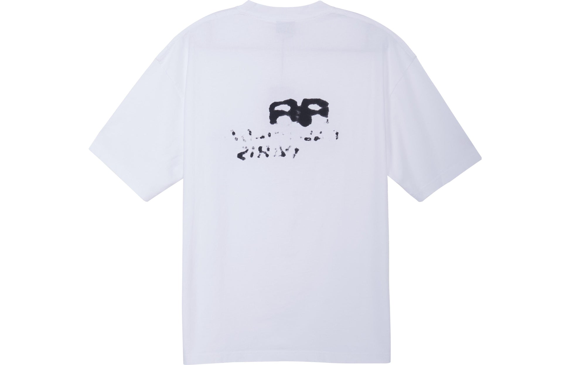 Balenciaga Hand-Drawn BB Icon T-Shirt Medium Fit 'White Black' 612966TNVN49040