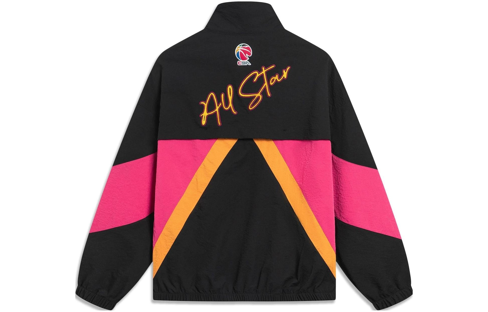 Li-Ning CBA All Star Game Graphic Jacket 'Black Pink' AFDT617-1