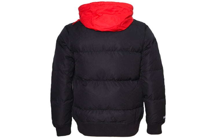 Converse Court Down Bomber Jacket Asia Sizing 'Black Red' 10019992-A01