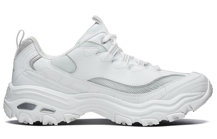 Skechers D'Lites 1.0 low Running Shoes Grey/White 666090-WLGY