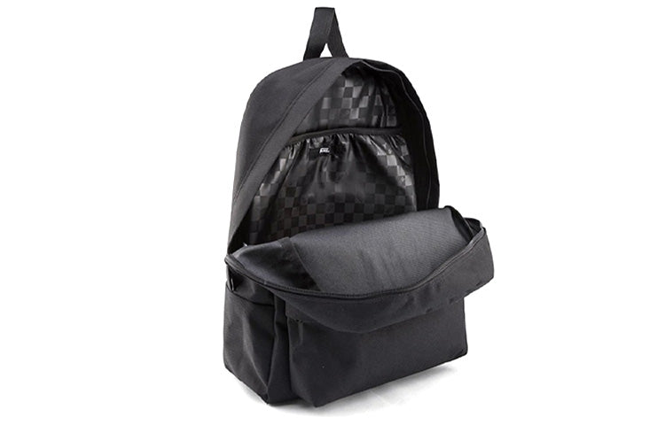 Vans Classics Logo Backpack 'Black Red White' VN0A3QT1BLK