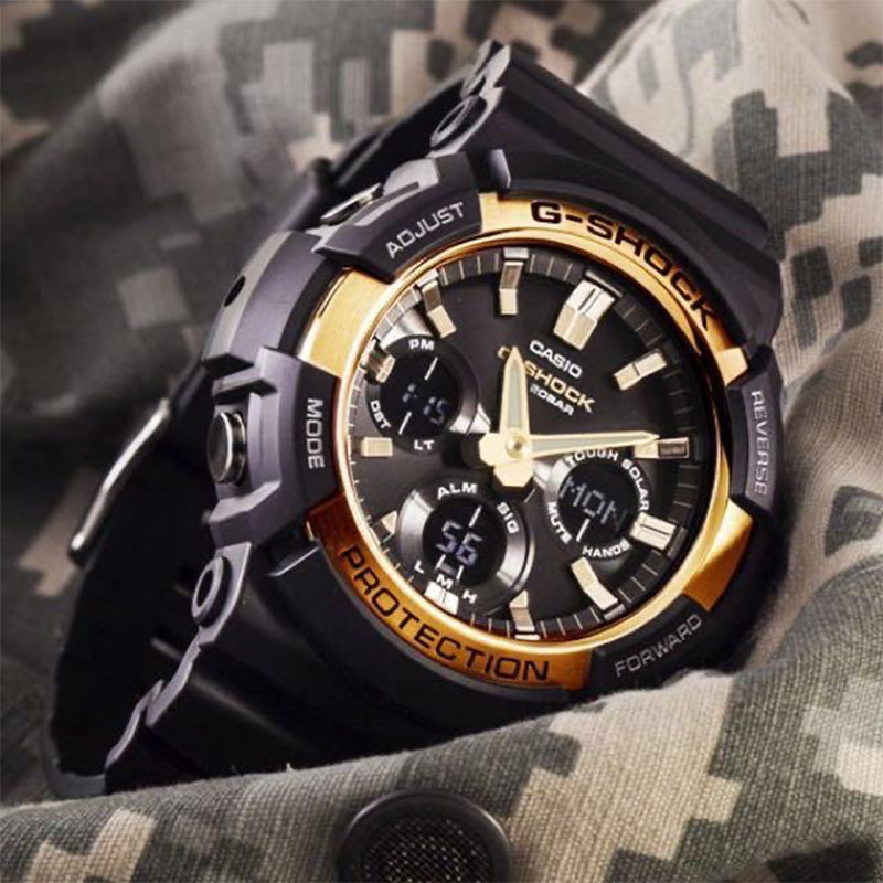 CASIO G-Shock Analog-Digital 'Black Gold' GAS-100G-1A