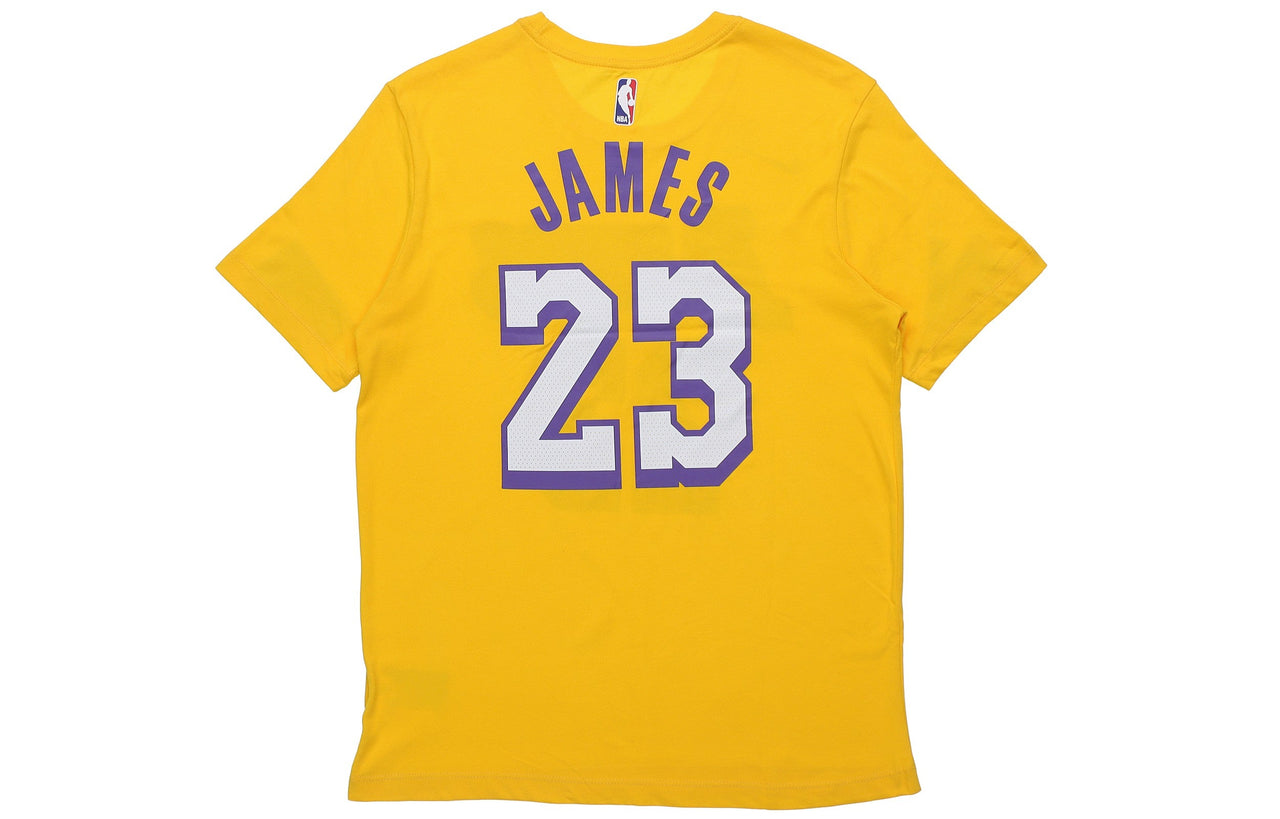 Nike NBA City limited Jersey 19-20 Season Los Angeles Lakers LeBron James No. 23 Yellow BV8796-705