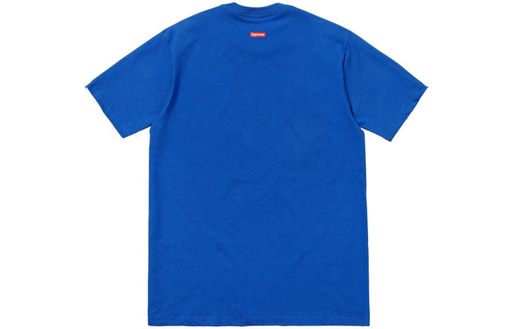 Supreme SS18 Hardware Tee Royal Printing Short Sleeve Unisex Blue SUP-SS18-513