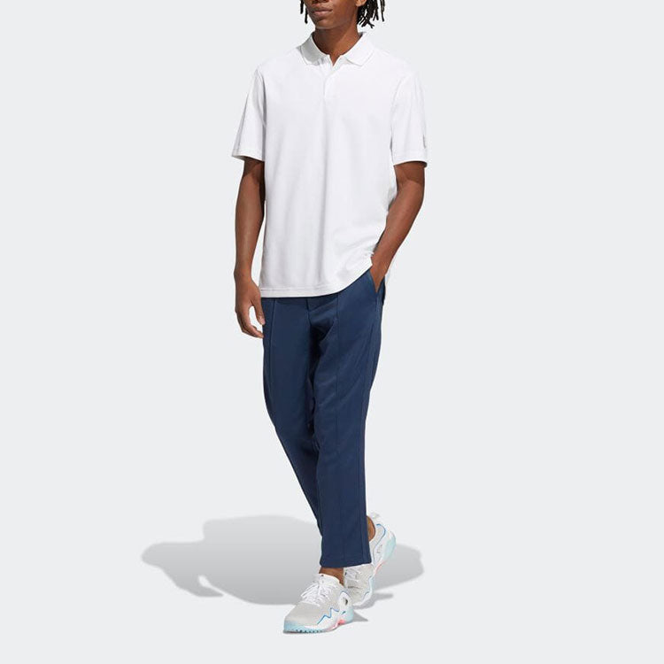 Men's adidas Solid Color Straight Casual Sports Pants/Trousers/Joggers Navy Blue H64629