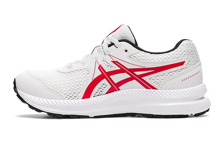 (GS) ASICS Gel-Contend 7 'White Red' 1014A192-100
