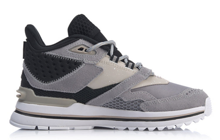 (WMNS) Li-Ning 001 T1000 Winter Mid 'Grey Black' AGLP094-5