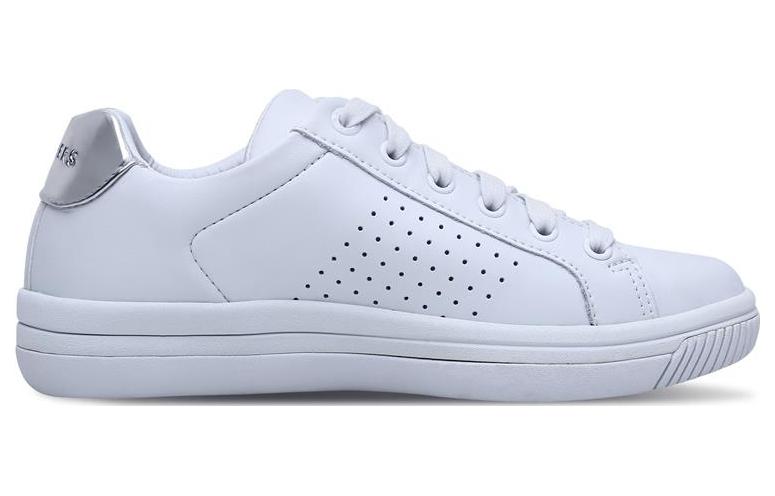 (WMNS) Skechers Side Street 'White Silver' 73630-WSL