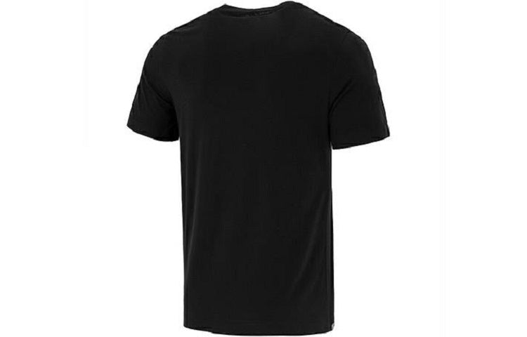 Men's Nike Logo Printing Sports Round Neck Short Sleeve Black T-Shirt DJ1396-010
