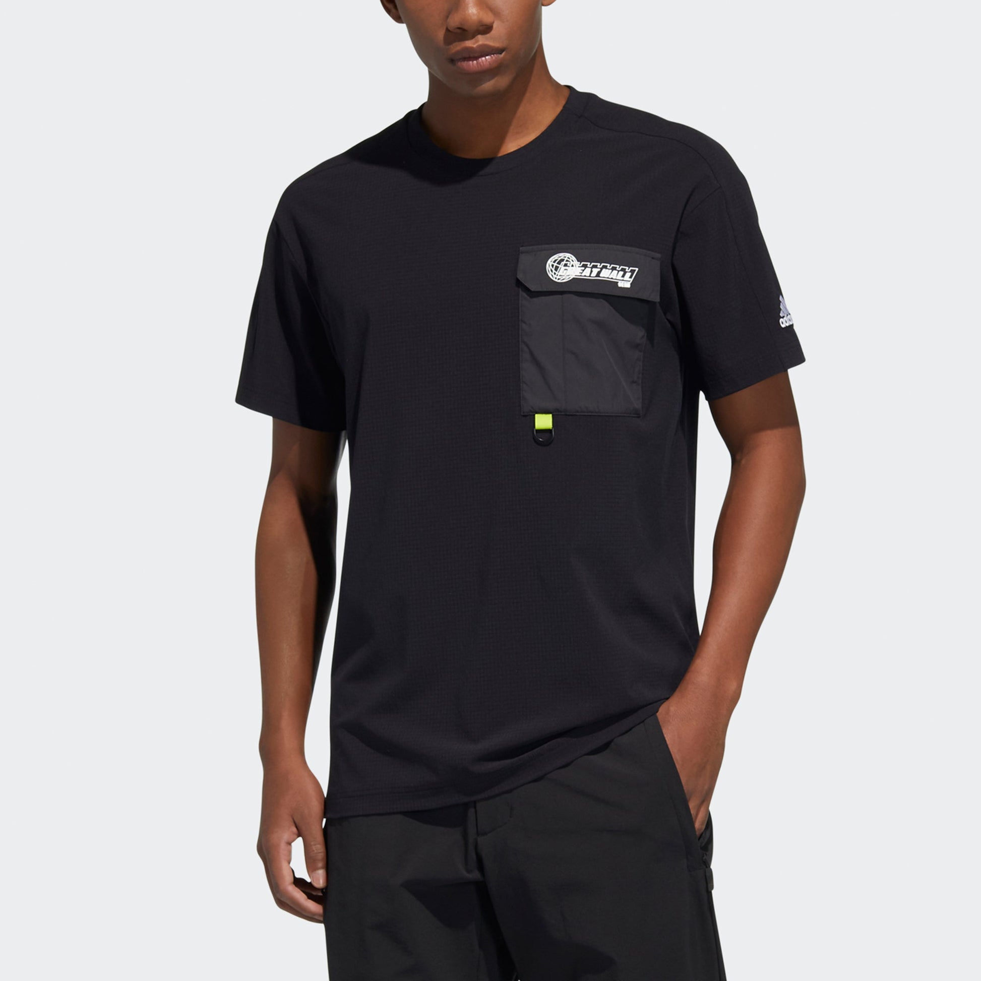 adidas Gw Ss Tee Outdoor Sports Short Sleeve Black HB8915