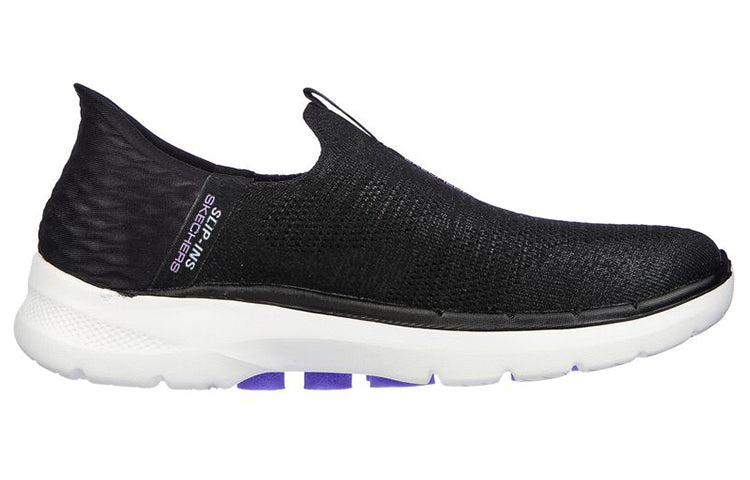 (WMNS) Skechers Go Walk 6 'Black' 124569-BKLV