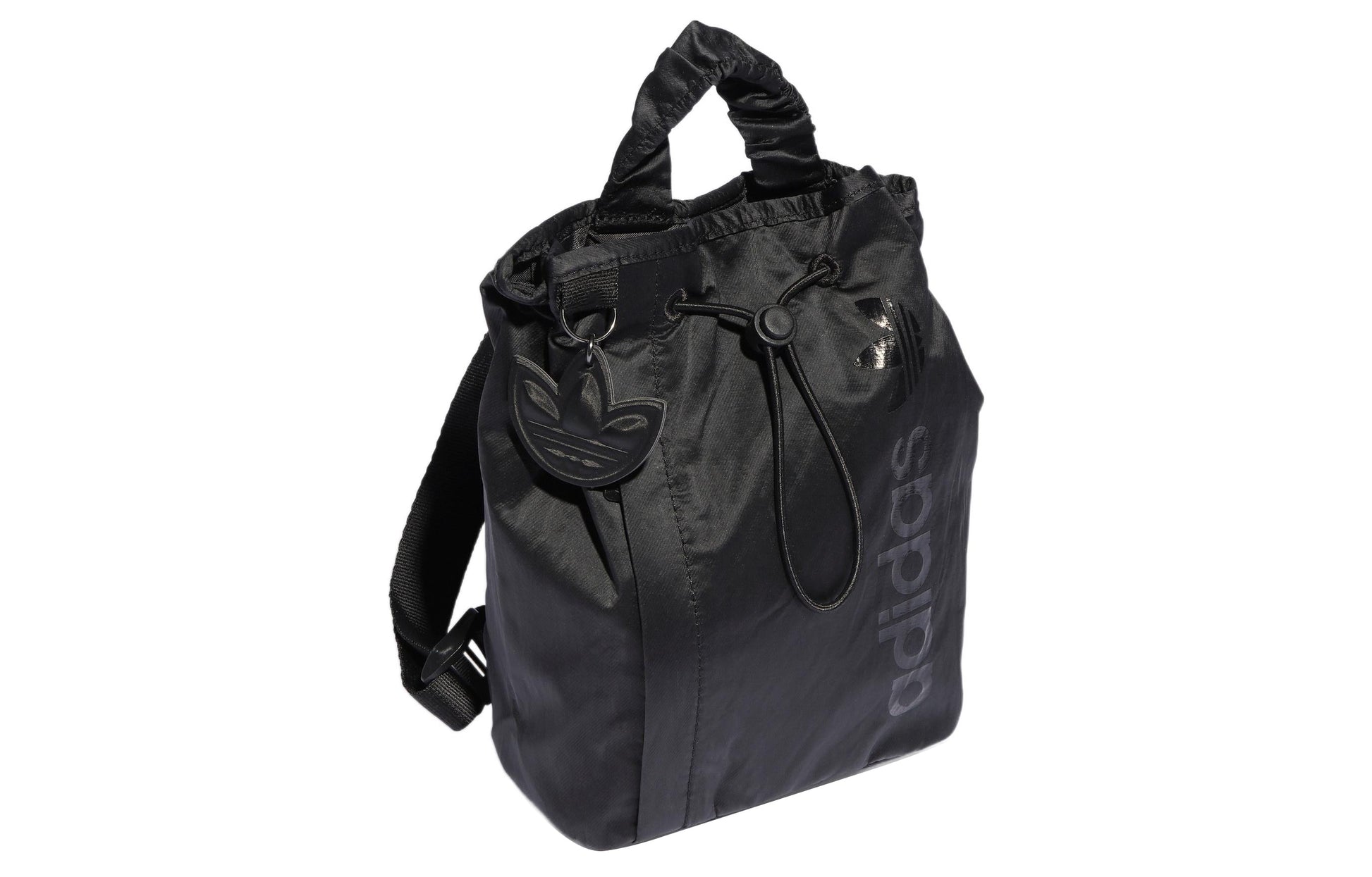 (WMNS) adidas Satin Mini Bucket Backpack 'Black' IB9046