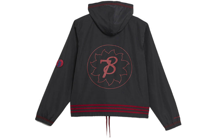 adidas originals Unisex Printing Hooded Jacket Black HE6624