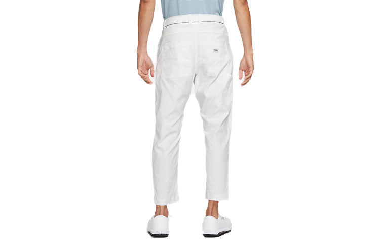 Men's Nike DRI-FIT Solid Color Quick Dry Elastic Golf Casual Sports Pants/Trousers/Joggers White DH1287-121