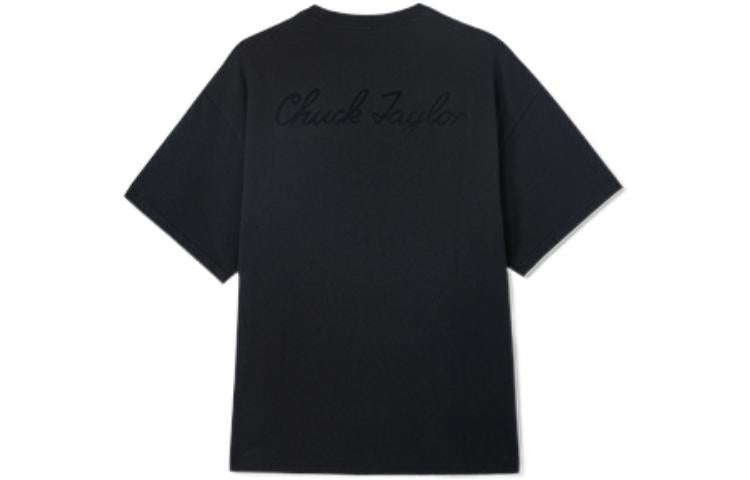 Converse Chuck Taylor Sneaker Patch Crew Neck T-Shirt Asia Sizing 'Black' 10023850-A04