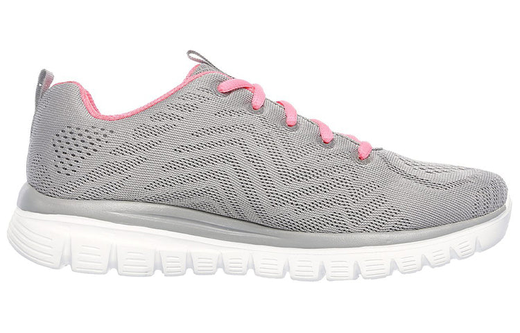 (WMNS) Skechers Graceful Low-Top Sneakers Grey 12615-GYCL