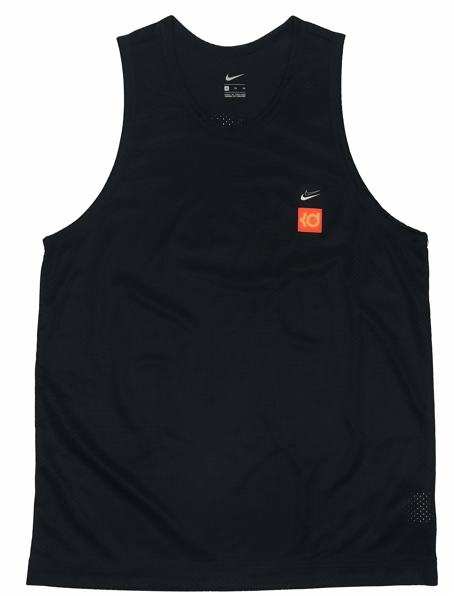 Men's Nike KD Durant Basketball Sports Printing Breathable Black Vest CV2408-010