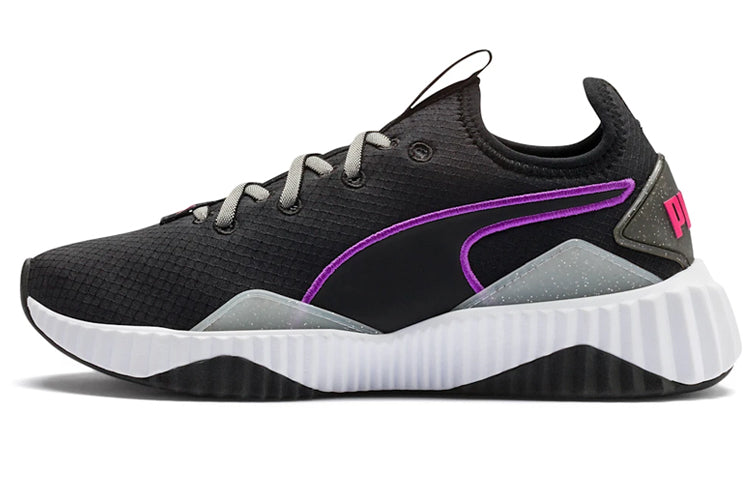 (WMNS) PUMA Defy Sheen 'Black Purple' 192627-01