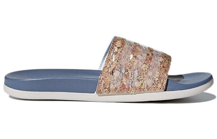 (WMNS) adidas Adilette Cloudfoam Plus Cork 'Blue' CP9510