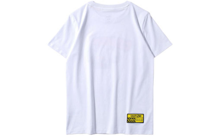 (WMNS) Li-Ning x Disney Funny Donald Duck Printing Short Sleeve Tee 'White Red' AHSP054-1