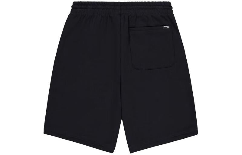 New Balance NB Logo Cotton Short Asia Sizing 'Black' MS41519-BK