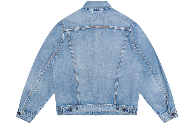 Men's Levis lapel Denim Jacket Denim Blue 85240-0000