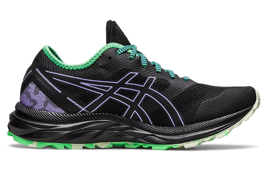 (WMNS) ASICS Gel-Excite Trail 'Black Green Purple' 1012B051-008