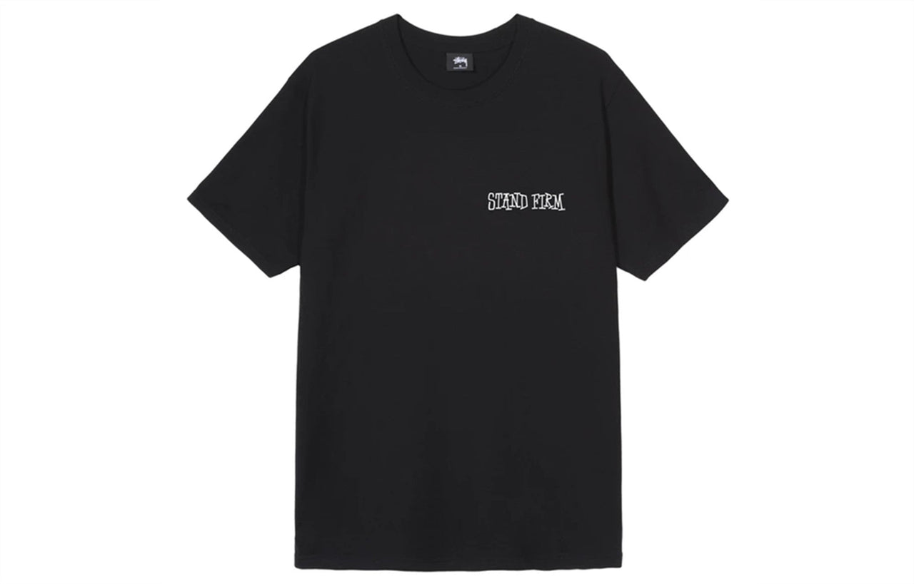 Stussy End Racism Slogan Short Sleeve Black 3903630-BLACK