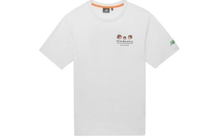 New Balance x ZERO PER ZERO Crossover Athleisure Casual Sports Short Sleeve Couple Style White NEA3V953-WT