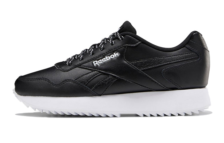 (WMNS) Reebok Royal Glide Ripple Sneakers Black EG9487