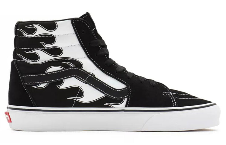 Vans SK8-HI Flame 'Black White' VN0A32QGK68