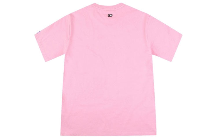 MLB new york metropolis NY Short Sleeve Unisex Pink 31TST8931-09P