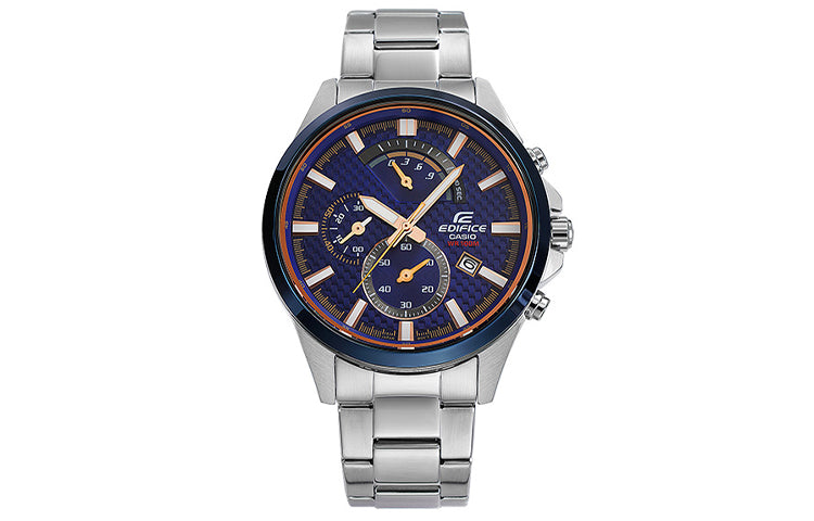 CASIO EDIFICE Series Leisure Fashion Men's Mens Blue Analog EFV-530DB-2AV