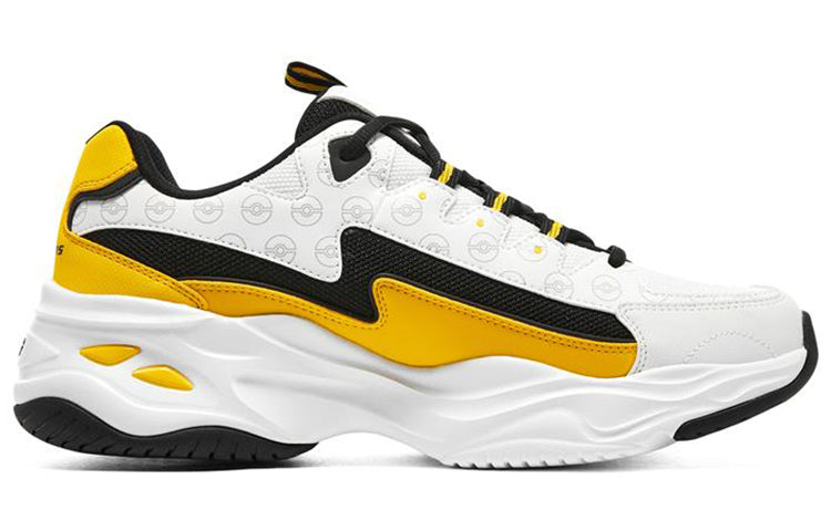 Skechers DLites 4.0 Pokemon 'White Yellow Black' 802002-WYL