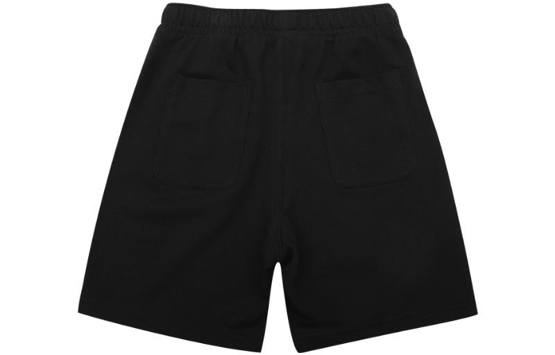 (GS) PUMA Logo Sweatshorts 'Black' 537954-01