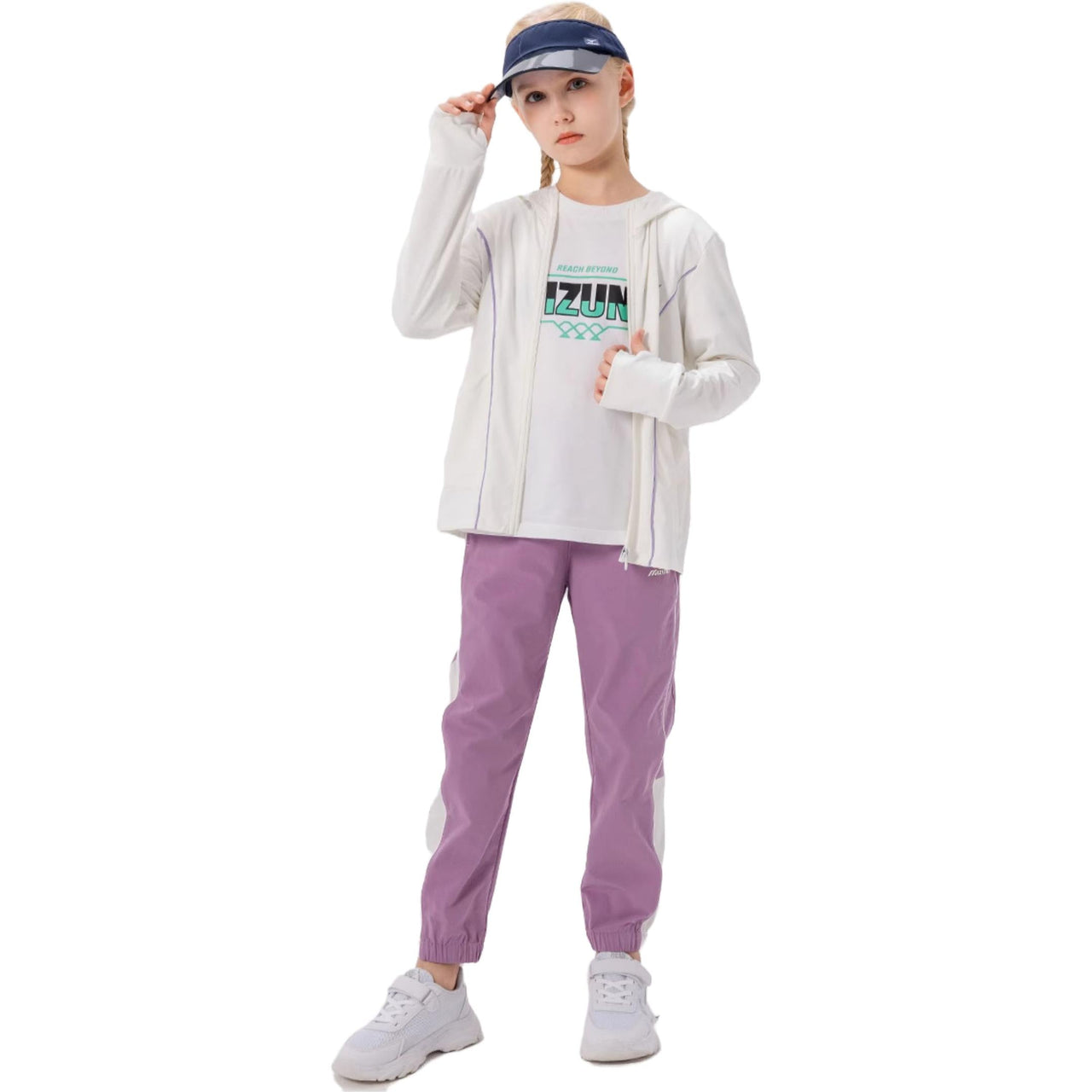 (GS) Mizuno Casual Pants 'Purple' K1195