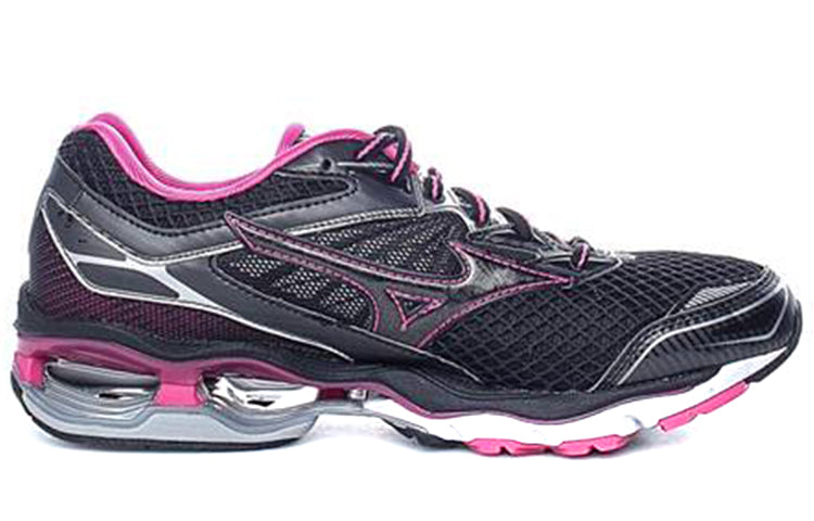 Mizuno Wave Creation 18 Low Tops Wear-resistant Black Purple J1GD160113