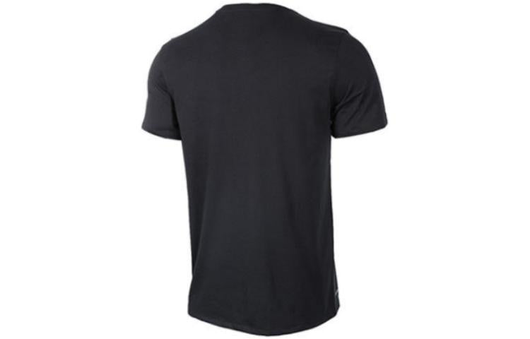 Men's Nike Alphabet Printing Bronzing Short Sleeve Black T-Shirt 905643-010