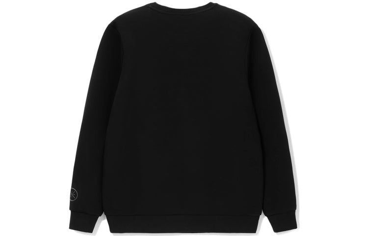 Li-Ning Wade Series Alphabet Printing Round Neck Pullover 'Black' AWDRG53-3