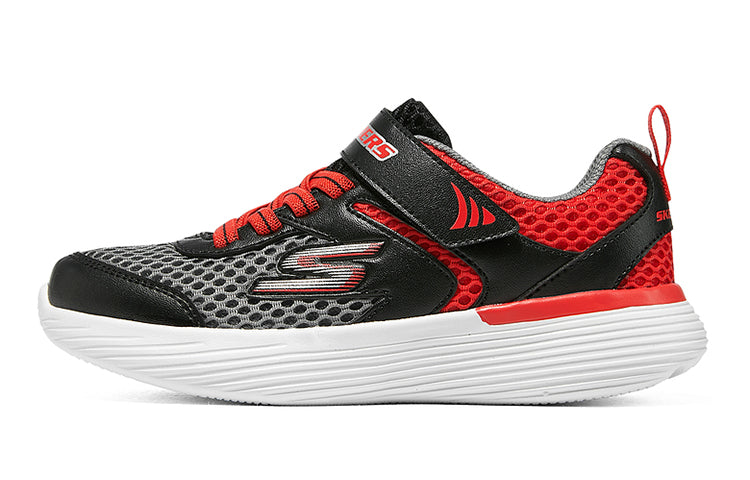 (GS) Skechers Go Run 400 V2 Darvix 'Grey Black Red' 405103L-CCRD