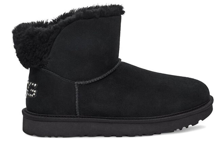 (WMNS) UGG Classic Bling Mini Snow Boots Black 1118839-BLK