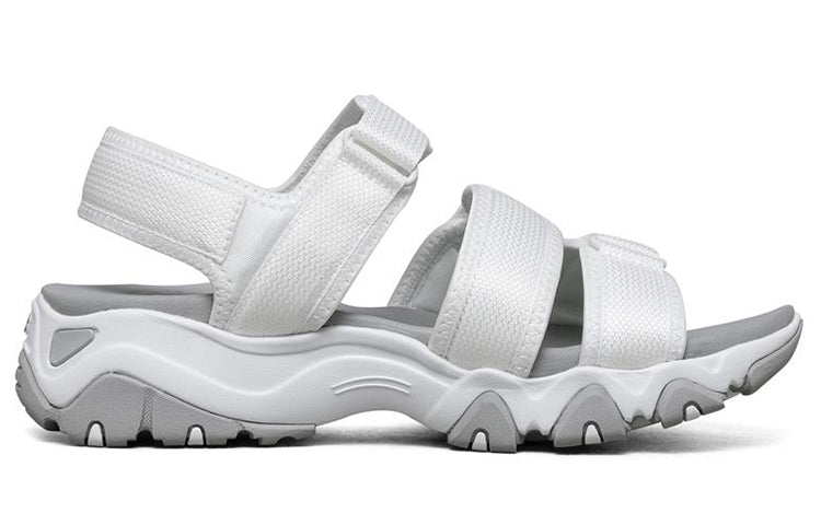 (WMNS) Skechers D'lites 2.0 Casual Sandals White 66666284-WHT