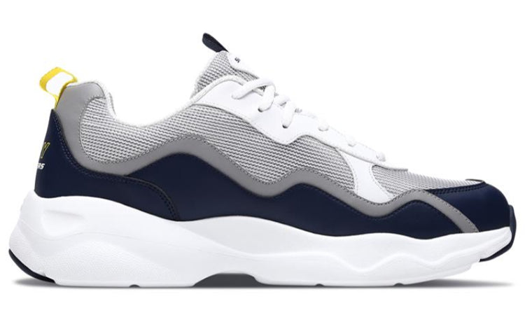Skechers D'lites Airy Running Shoes Grey/White/Blue 999859-LGNV