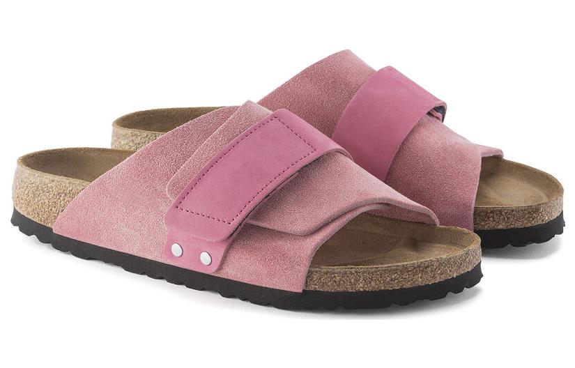 (WMNS) Birkenstock Kyoto Nubuck Leather/Suede Narrow Fit 'Candy Pink' 1024236